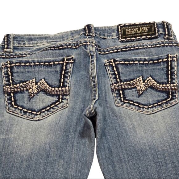 Miss Me Boyfriend Capri Cropped Pockets Stretch Women's Size‎ 26 x 25 - Picture 1 of 12